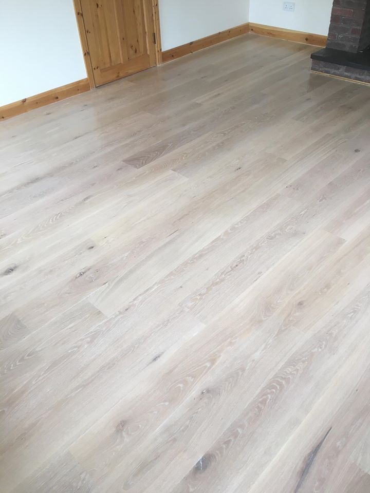 Oak Floor White Stain After