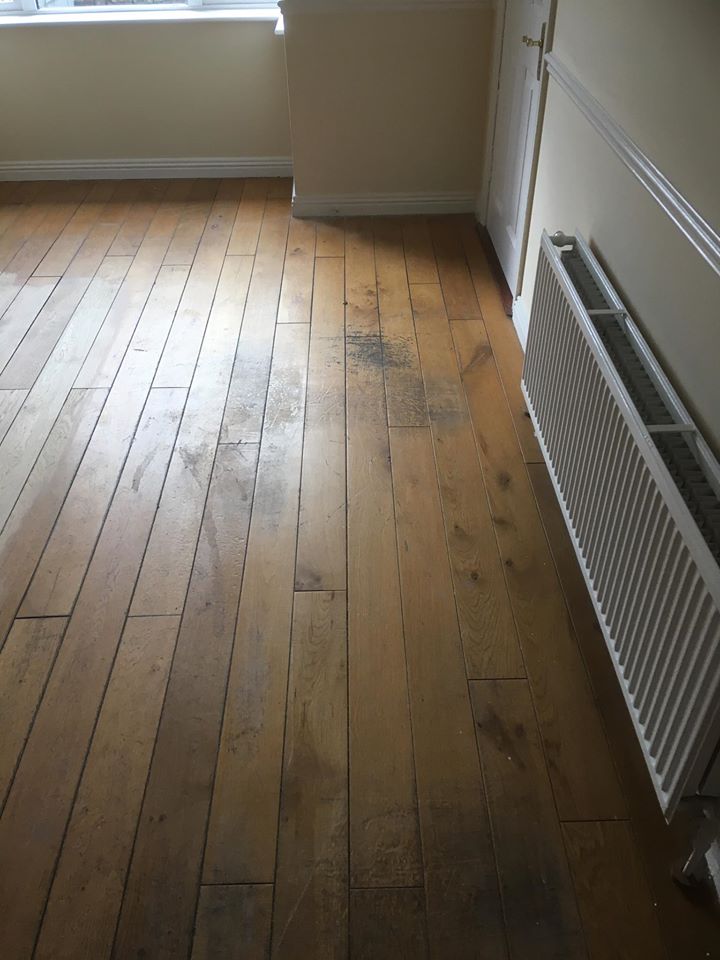 Oak Wood Floor Stain Before